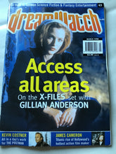 Load image into Gallery viewer, Dream watch magazine March 1998 access all areas on the X-Files Kevin Costner James Cameron Red Dwarf
