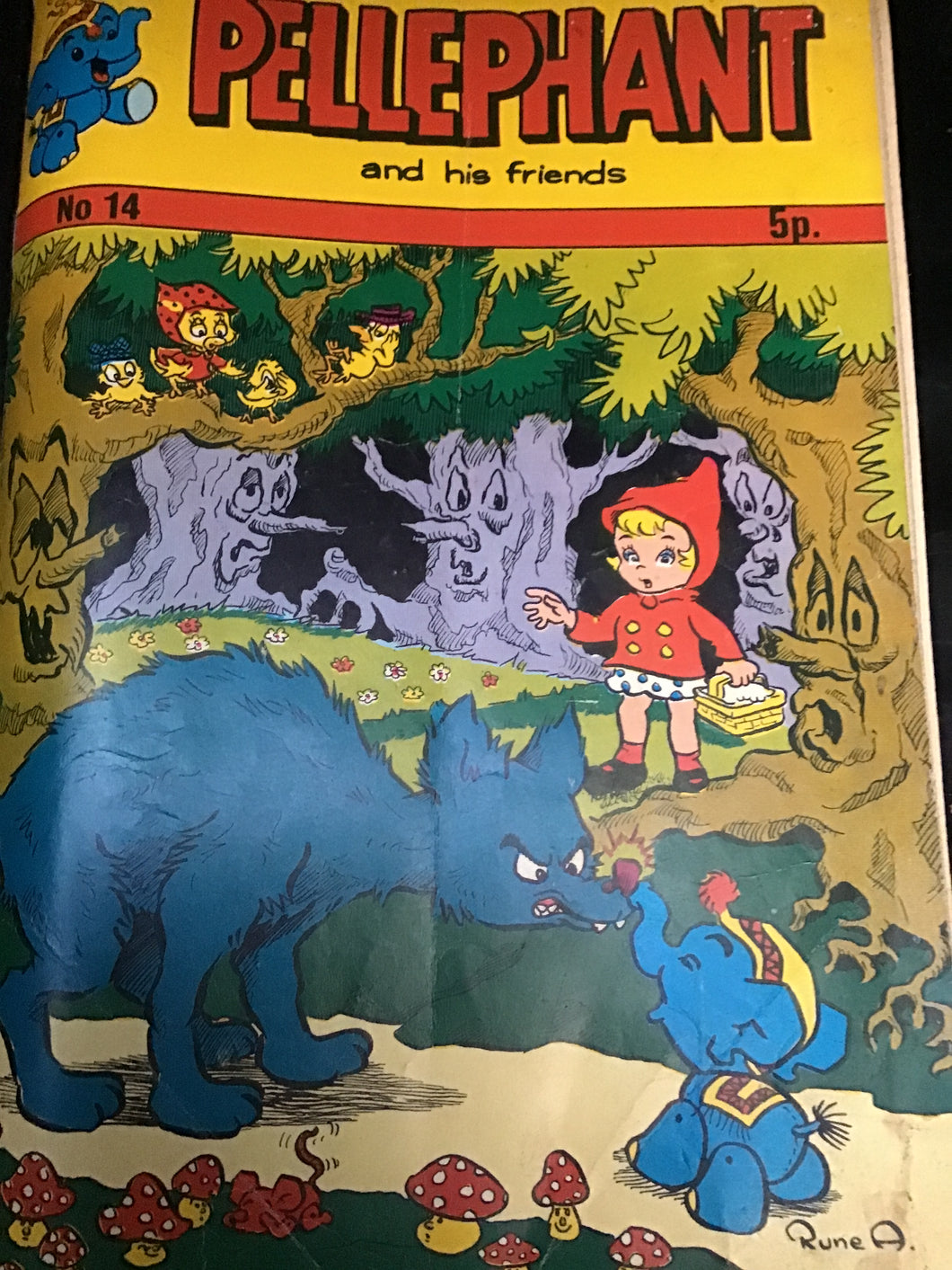 Pellephant and his friends No. 14; Little red riding hood.