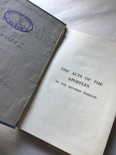Load image into Gallery viewer, The acts of the apostles - Hardcover Beck -  in the revised version 1937
