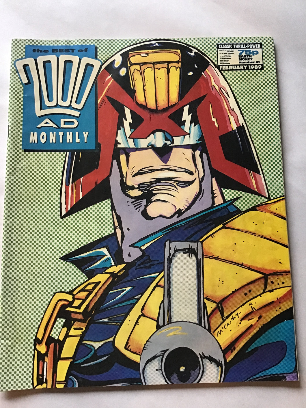 2000 AD monthly February 19 89 November 41 used to good