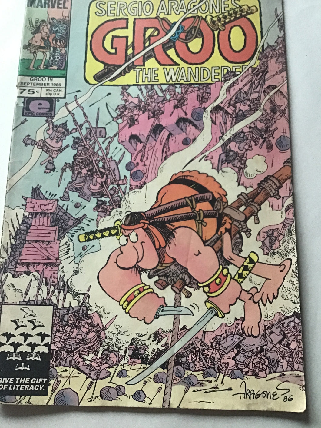 Sergio Aragone’s Groo the wanderer Comic September 1986 Groo 19
