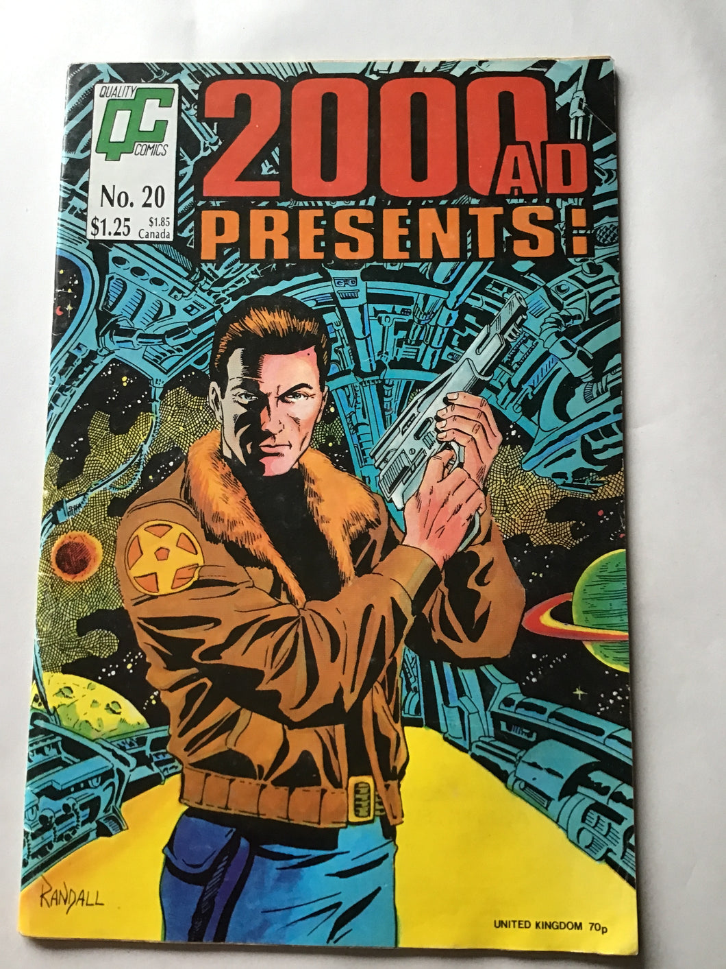 Quality comics QC number 2000 A.D. presents 1987