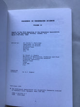 Load image into Gallery viewer, Progress in underwater science volume 15 report of the underwater Association edited by Partridge and Rogers 1990
