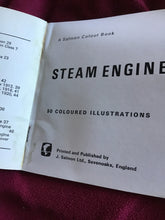 Load image into Gallery viewer, A Salmon Colour Book  STEAM ENGINES  50 COLOURED ILLUSTRATIONS
