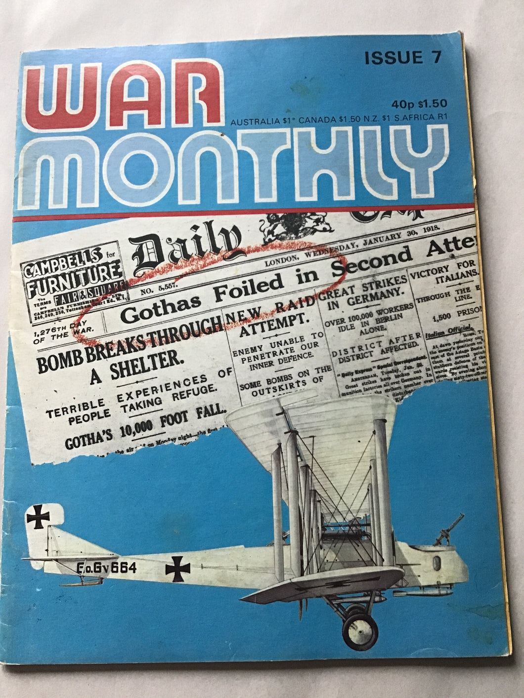 War monthly issue seven 1974 -7
