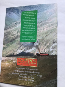 The railway to the roof of Wales Snowden mountain railway Llanberis the only public rock pinion railway in Britain official souvenir guide