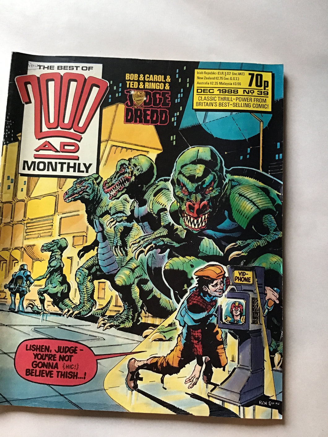The best of 2000 AD monthly December 19 88 number 39