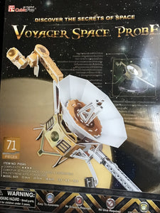 3D Puzzle - Voyager space probe discover the secrets of space cubic fun