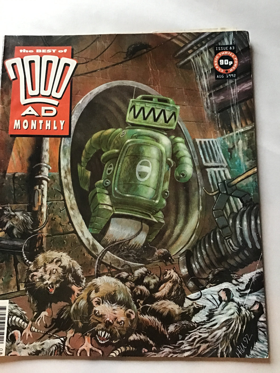 The best of 2000 A.D. monthly issue 83 August 1992 used good