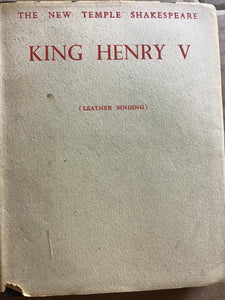 The Life of King Henry V (New Temple Shakespeare - Leather) Dent 1955