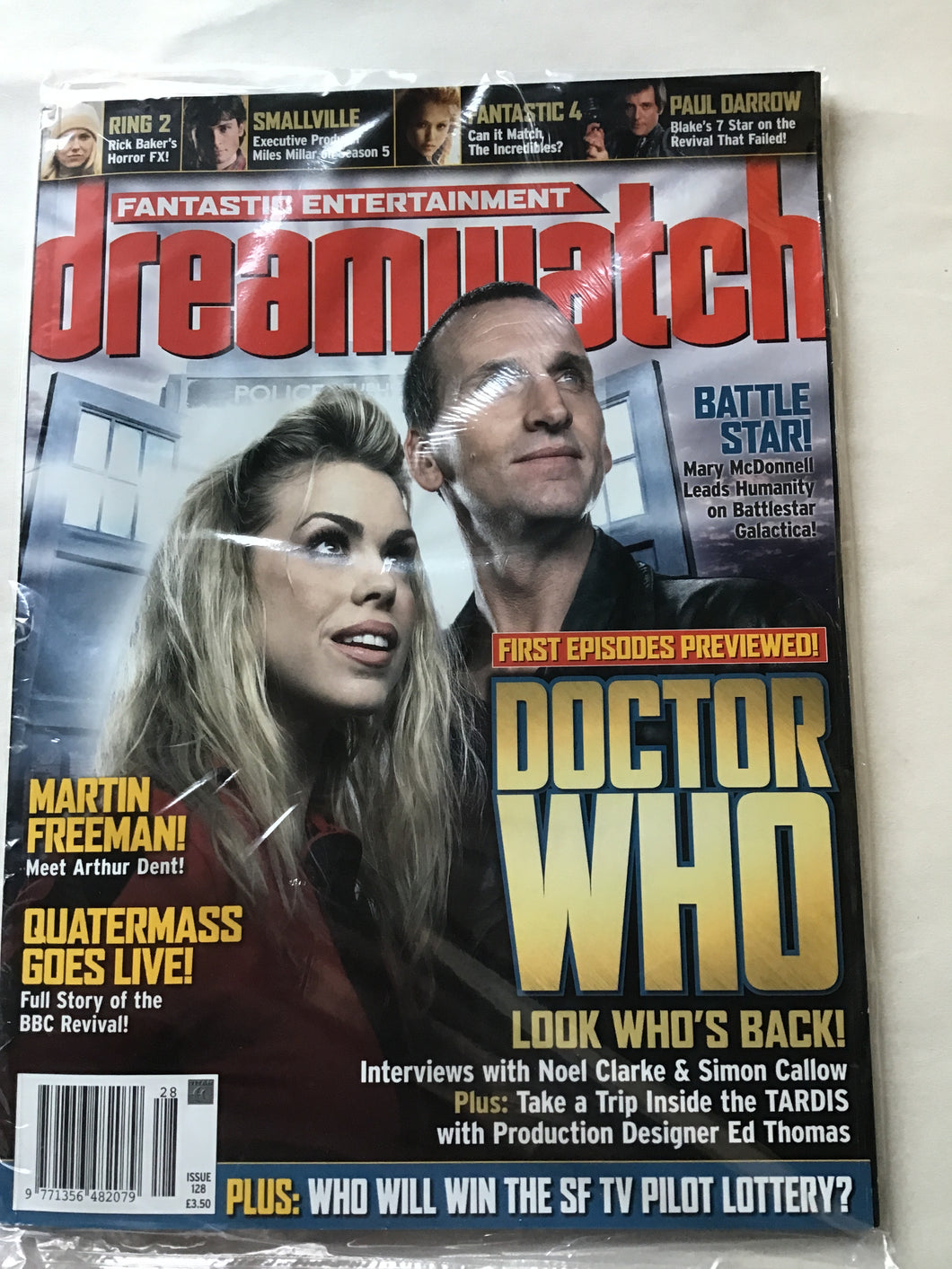 Dream watch magazine May 2005 if you want to eat Doctor Who Martin Freeman Quartermouse fantastic four ring to
