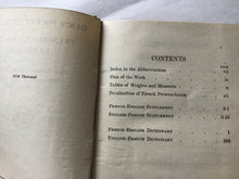 Load image into Gallery viewer, GASC&#39;S POCKET DICTIONARY  OF THE  FRENCH AND ENGLISH  LANGUAGES  New Edition with an Enlarged  Supplement 1941
