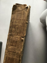 Load image into Gallery viewer, The history of England from the accession of James II by Thomas Babington Macaulay volume one third edition hardcover 1849 acceptable condition
