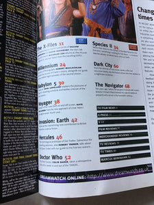 Dream watch magazine 1998 June free collectors Prince X-Files Voyager species to Hercules