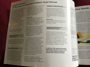 Marklin product catalogue- model railway. Complete Program 2001 2002