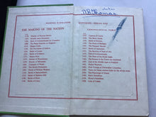 Load image into Gallery viewer, Newnes narrative histories. SERIES ONE  The Story of Our People-2  THE MAKING  OF THE NATION  A.D. 1170 to A.D. 1558  by Oswald Harland, MA.  Illustrated by R. Charles Roylance
