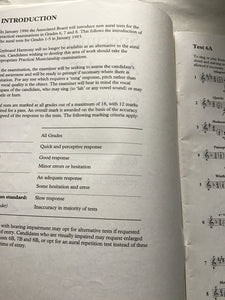 Specimen music oral tests grade 6 to 8 for practical examinations starting in 1996 the Associated board of the Royal schools of music