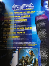 Load image into Gallery viewer, Dream watch magazine June 1997 Star Trek avengers fifth element X-Files movie
