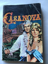 Load image into Gallery viewer, Casanova - Paperback- 96 Pagina’s in bleed prijs een gulden. Een Nielsen uitgave van Uitgeverij Nooit Gedacht. Holland.
