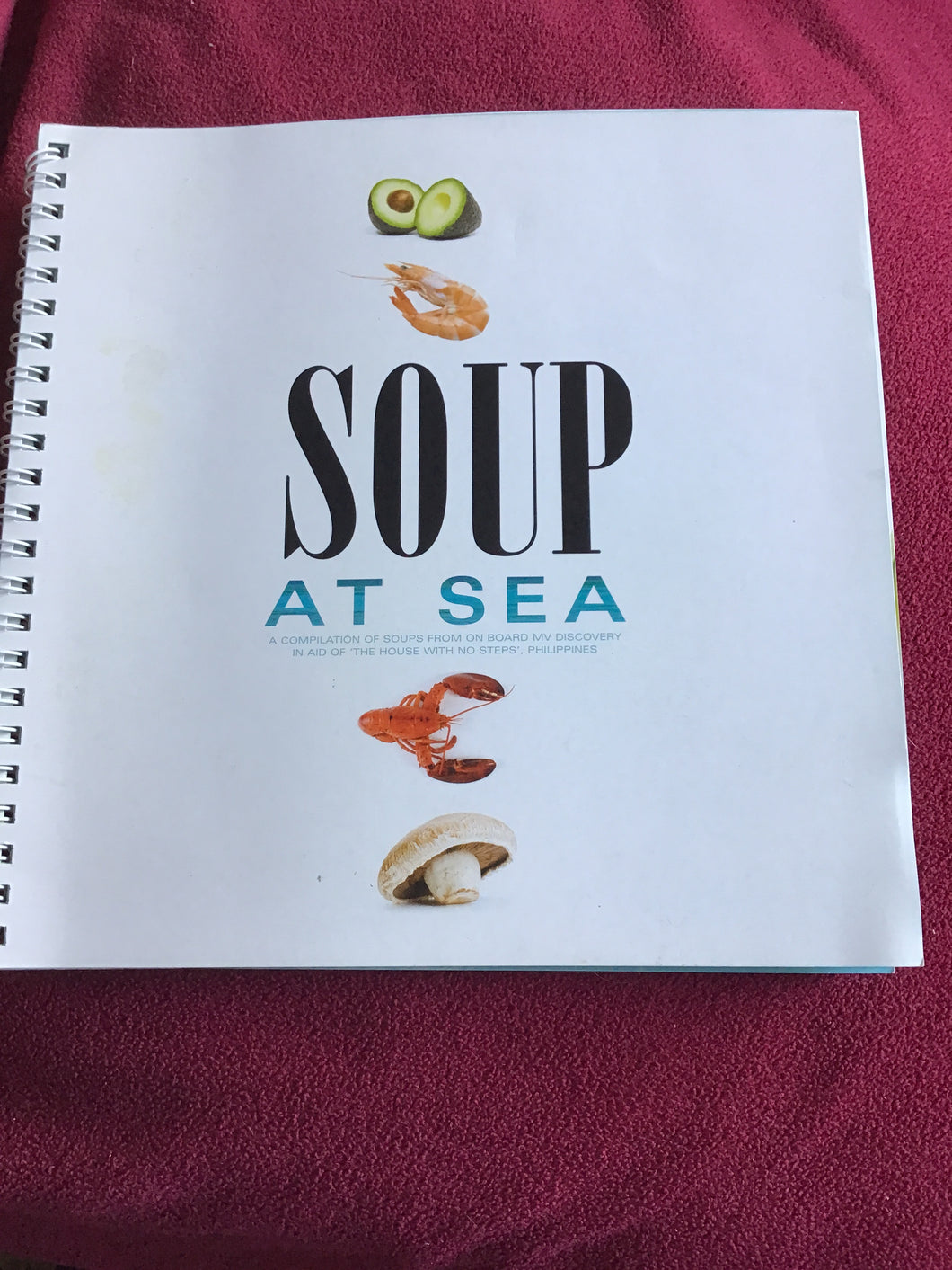 Soup at sea cookbook Discovery. Ben Glare.