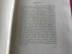 The Work of Charles Keene - Hardcover - Joseph Pennell MDCCCXCVII (1847) Rare 1st edition
