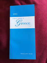 Load image into Gallery viewer, Greece 2001 simply travels a Traveler’s guide paperback
