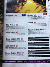 Load image into Gallery viewer, Dreamwatch magazine May 1998 Deep Space 9 Gatica Highlander Babylon five
