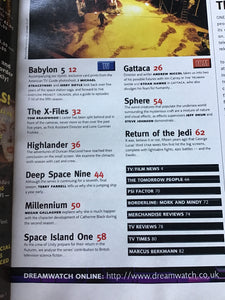 Dreamwatch magazine May 1998 Deep Space 9 Gatica Highlander Babylon five