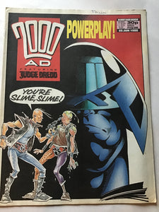 2000 A.D. featuring Judge Dredd June 19 88 program 580