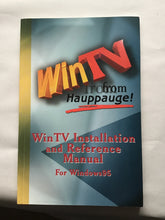 Load image into Gallery viewer, WinTV.  Installation and Reference Manual  Copyright (C) Hauppauge Computer Works, Inc. 1996, 1997, 1998 Paperback
