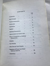 Load image into Gallery viewer, NICKEL CADMIUM POWER  A complete reference to the use  and behaviour of  Nickel Cadmium batteries  Published by SANDWELL PLANT LTD Paperback
