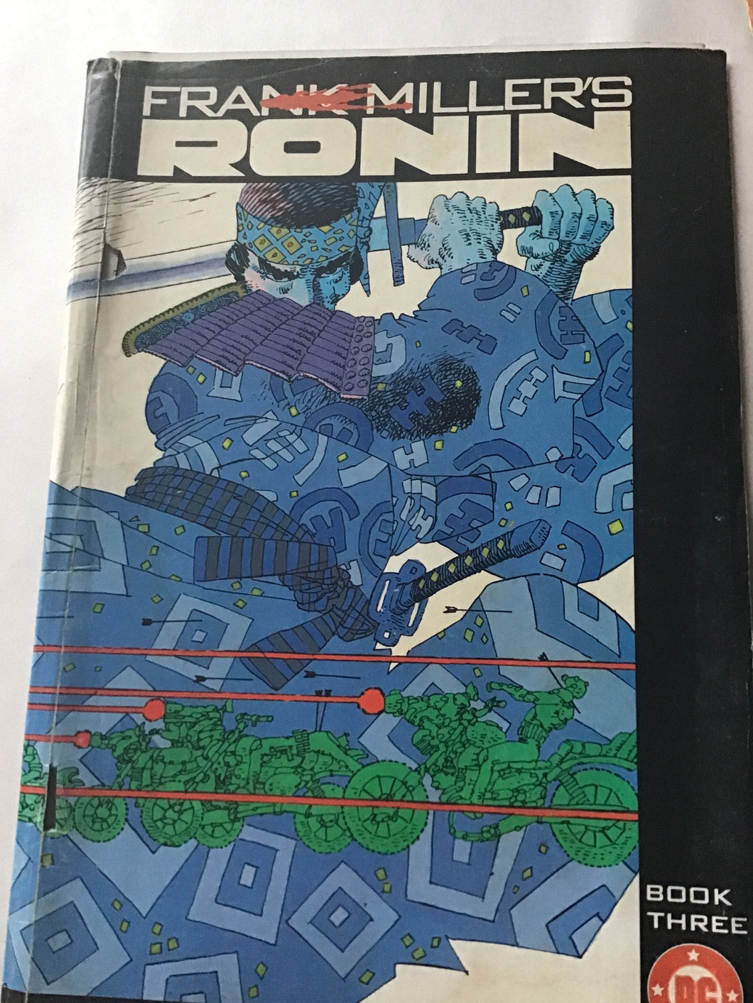Frank Millerâ€™s Ronin Book 3 Comic DC 1983