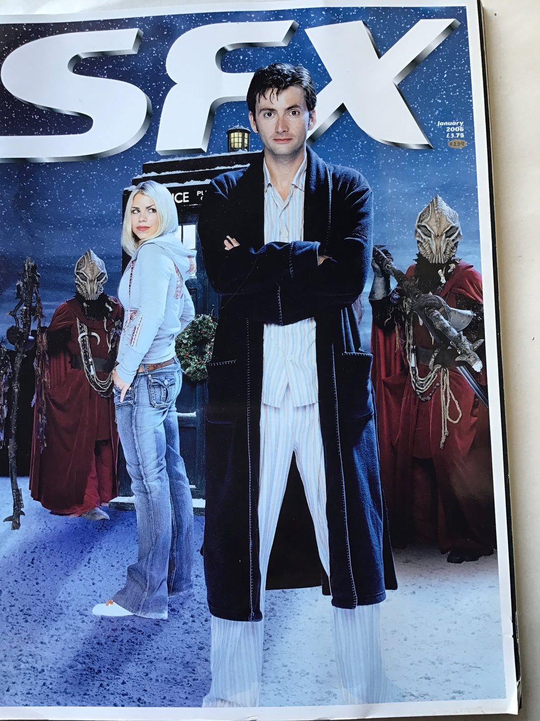 SFX magazine January 2006 number 139 Doctor Who David Tennant Billy supernatural small Ville life on Mars lost
