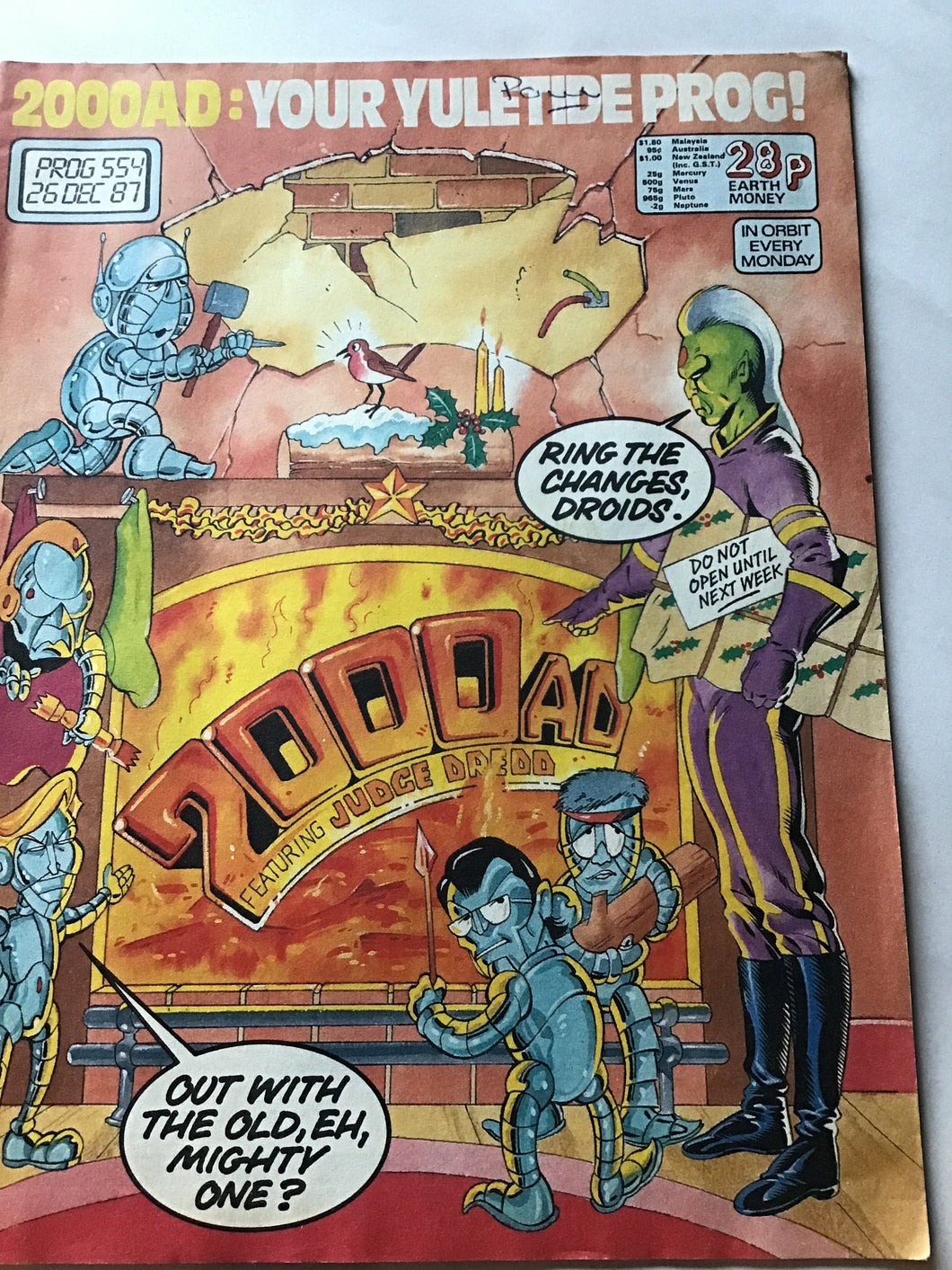 2000 A.D. your Yuletide prog prog 554 December 87