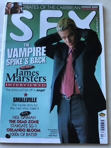 SFX magazine September 2003 Pirates of the Caribbean Johnny Depp James Marsters small Ville Stargate