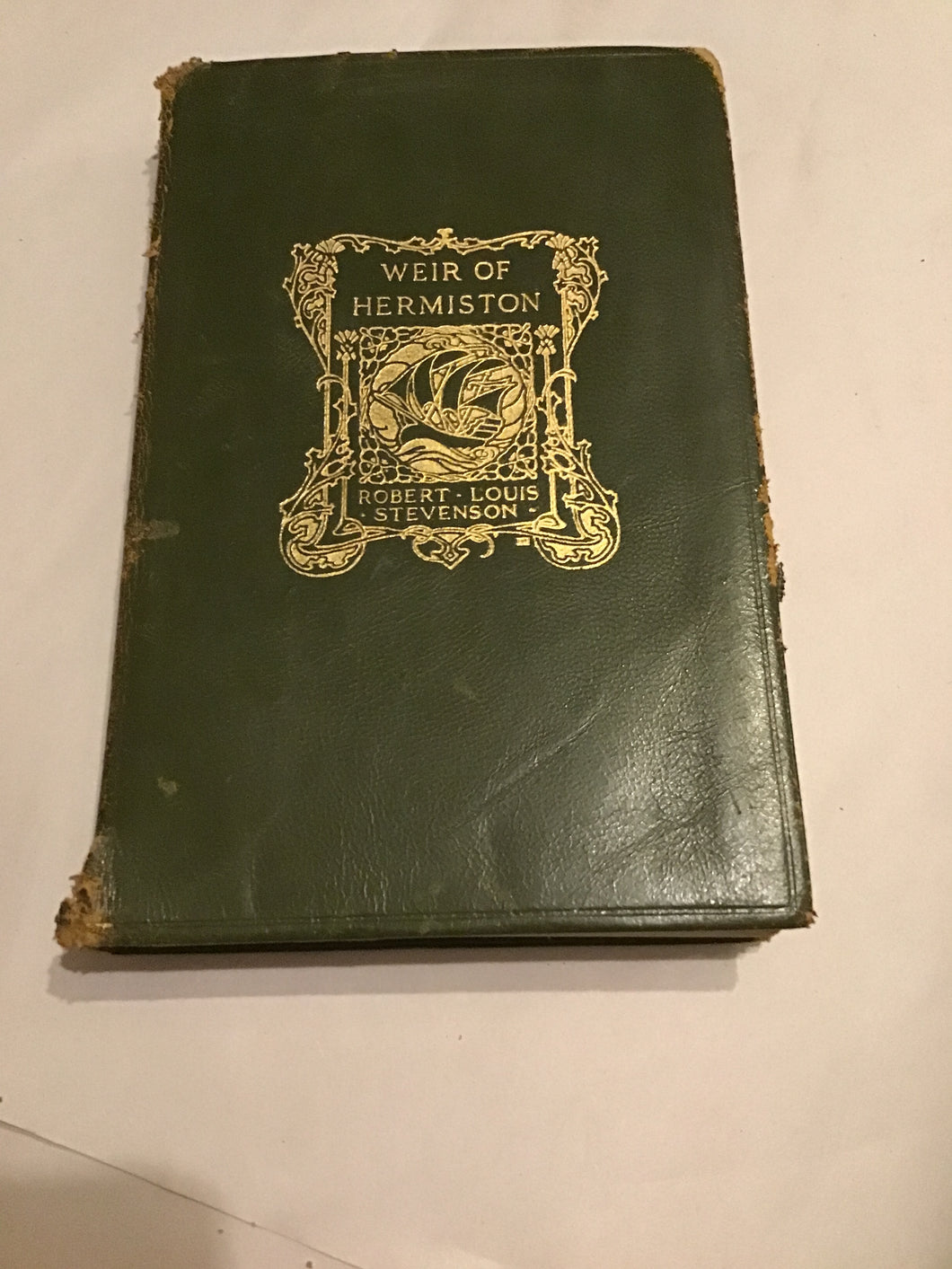 Weir of Hermiston leatherbound edition Robert Louis Stevenson 1916 Scribners