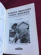 Load image into Gallery viewer, WORLD&#39;S  SMALLEST  PUBLIC RAILWAY  P. Ransome-Wallis  IAN ALLAN

