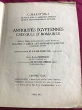Load image into Gallery viewer, COLLECTIONS   JEAN P. LAMBROS - ATHA NES  GIOVANNI - DATTARI LE CAIRE  AVEC 61 PLANCHES  PARIS 1912
