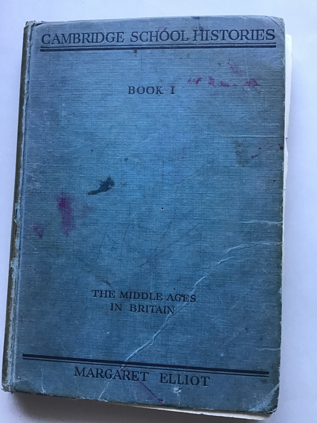 The Middle Ages in Britain by Margaret Elliot 1939 hardcover Book 1 -Cambridge.