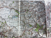 Load image into Gallery viewer, Ordnance survey map 45 Derbyshire dated 1947 cloth does not have the front or back cover
