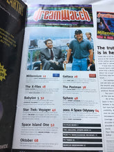 Load image into Gallery viewer, Dream watch magazine April 1998 millennium Babylon 5 2001 a space Odyssey
