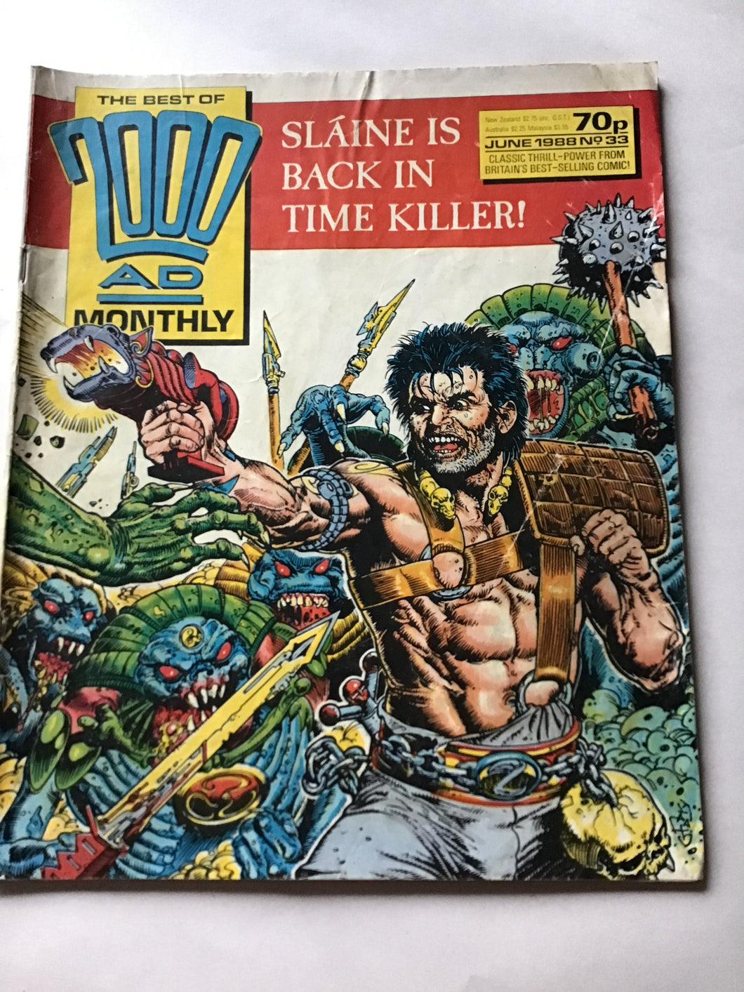 The best of 2000 AD monthly June 19 88 number 33