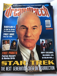 Dream watch Magazine February 1990 9 Babylon five first wave Patrick Stewart Star Trek Buffy
