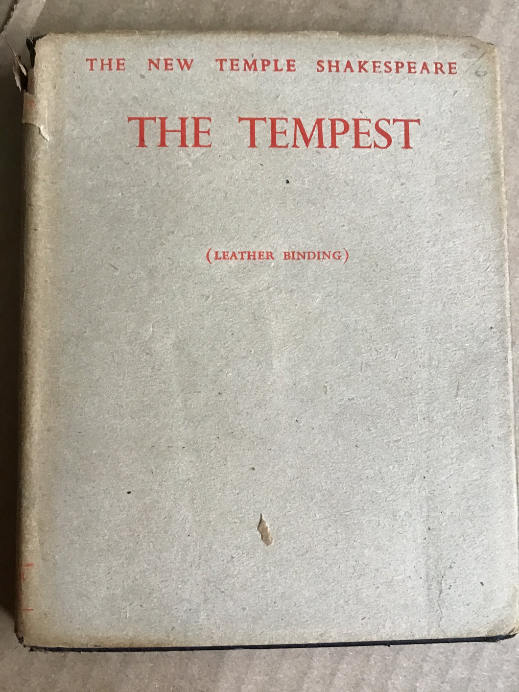 The Tempest (The New Temple Shakespeare) [Leather Bound] Shakespeare, William