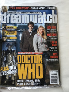 Dream watch magazine January 2006 issue 136 Doctor Who Stargate King Kong Battlestar lost life on Mars