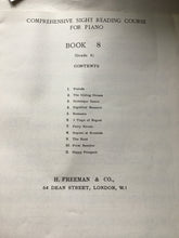 Load image into Gallery viewer, Comprehensive site reading course for piano L Woodroffe Robinson book 8 grade 6 paperback music sheets
