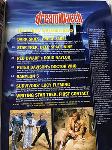 Dream watch magazine Deep Space 9 Star Trek Red Dwarf dark skies January 1997