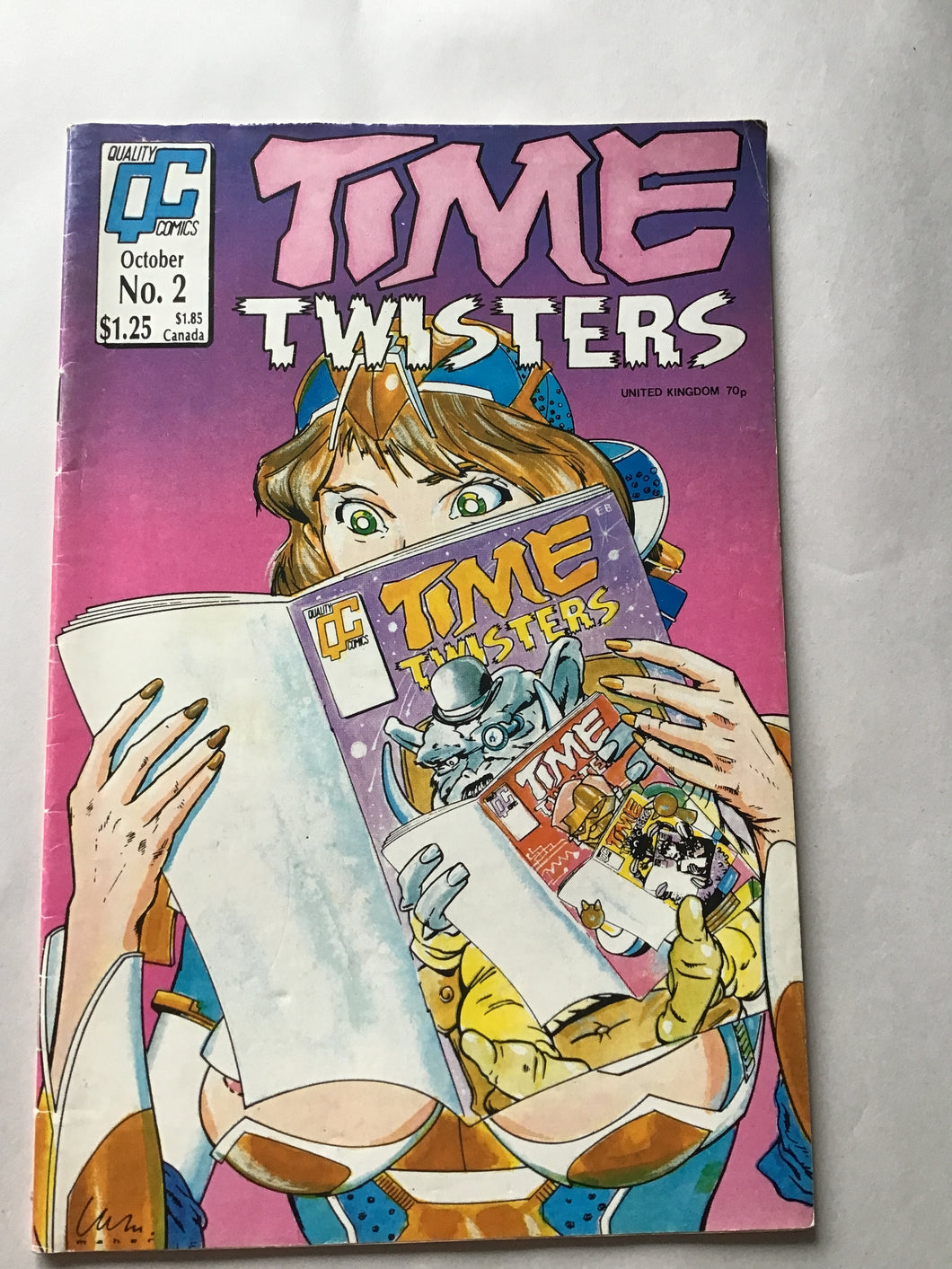Quality comics QC October 1987 Time Twisters