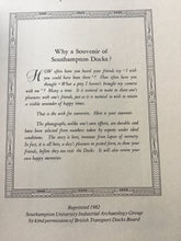 Load image into Gallery viewer, Southern Railway a souvenir of Southampton docks 1982 reprint paperback
