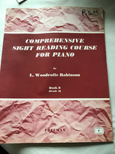 Load image into Gallery viewer, Comprehensive site reading course for piano L Woodroffe Robinson book 8 grade 6 paperback music sheets
